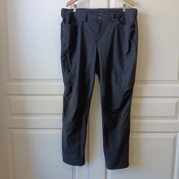 Duluth Trading Co Women's Plus Black Flexpedition Slim Leg Pants Size 18 x 31 - Picture 1 of 15